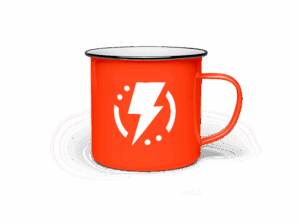 Olympus Enamel Mug