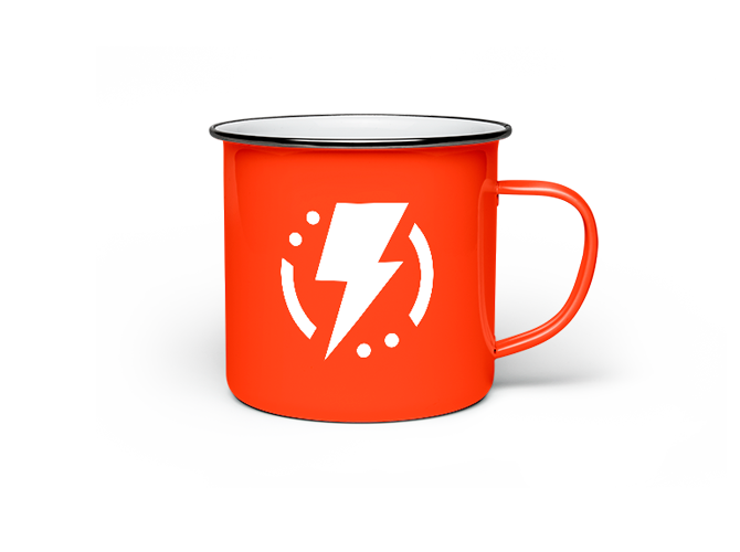 White Enamel Mug - Imagem 2