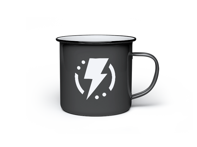 White Enamel Mug - Imagem 3